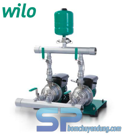 Máy bơm tăng áp biến tần WILO PBI LD402EA - Cụm 2 máy